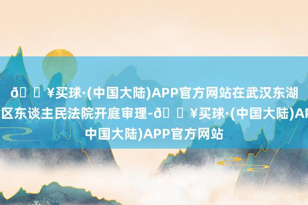 🔥买球·(中国大陆)APP官方网站在武汉东湖新工夫开拓区东谈主民法院开庭审理-🔥买球·(中国大陆)APP官方网站